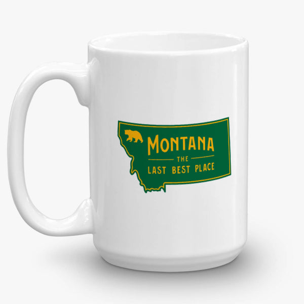 Glacier National Park, coffee mug, 15 oz, rear