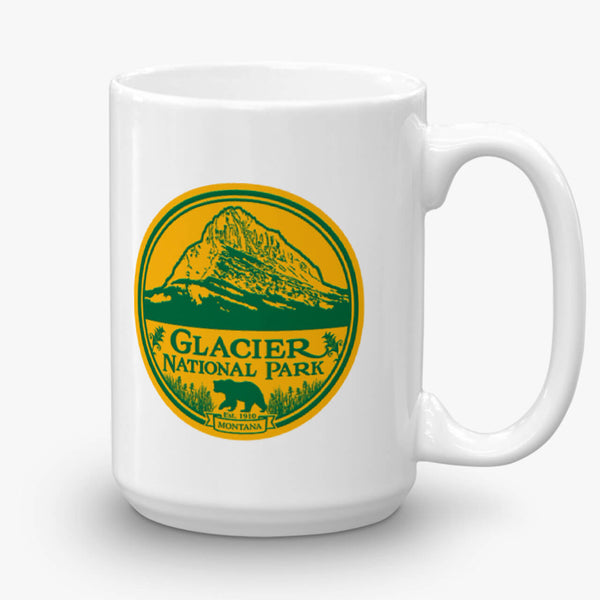 Glacier National Park, coffee mug, 15 oz, front