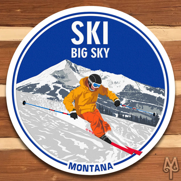 New Ski Big Sky, Montana, Wall Sign
