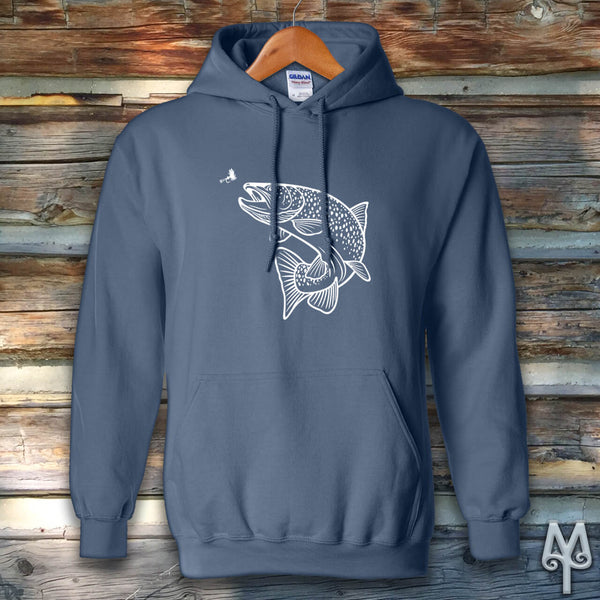 Rising Trout, hoodie sweatshirt