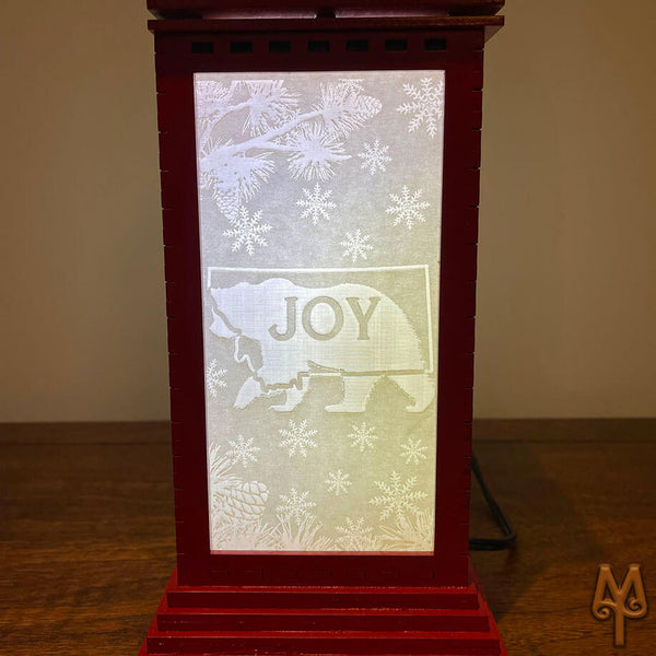 Montana Christmas Lantern / Lamp