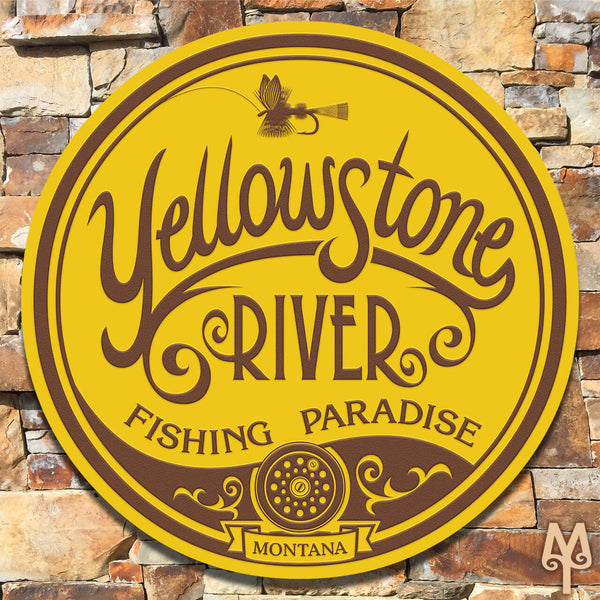 New Yellowstone River, Wall Sign