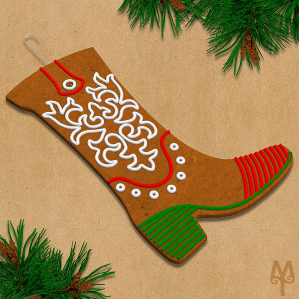 Western Fly Fishing Holiday Cookie Cutters
